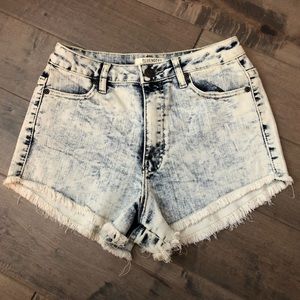 High-Waisted Jean Shorts